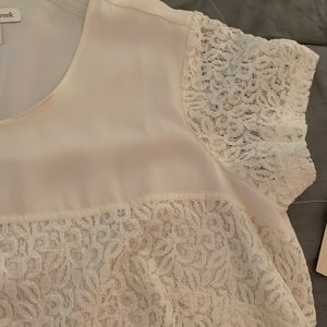 Coldwater Creek NBW NWT ivory blouse